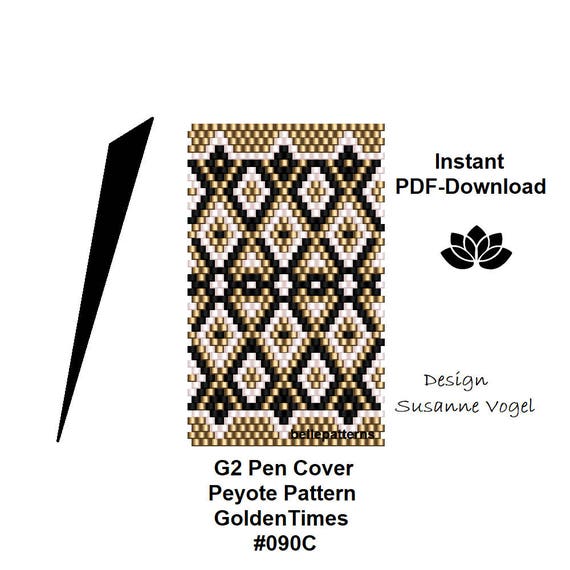 Peyote pattern pdfinstant pdf-downloadpen pattern | Etsy