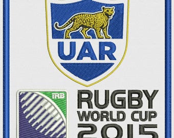 Los Pumas Argentina National Rugby Union Team Logo Embroidery Design  4"x4" and 5"x7"