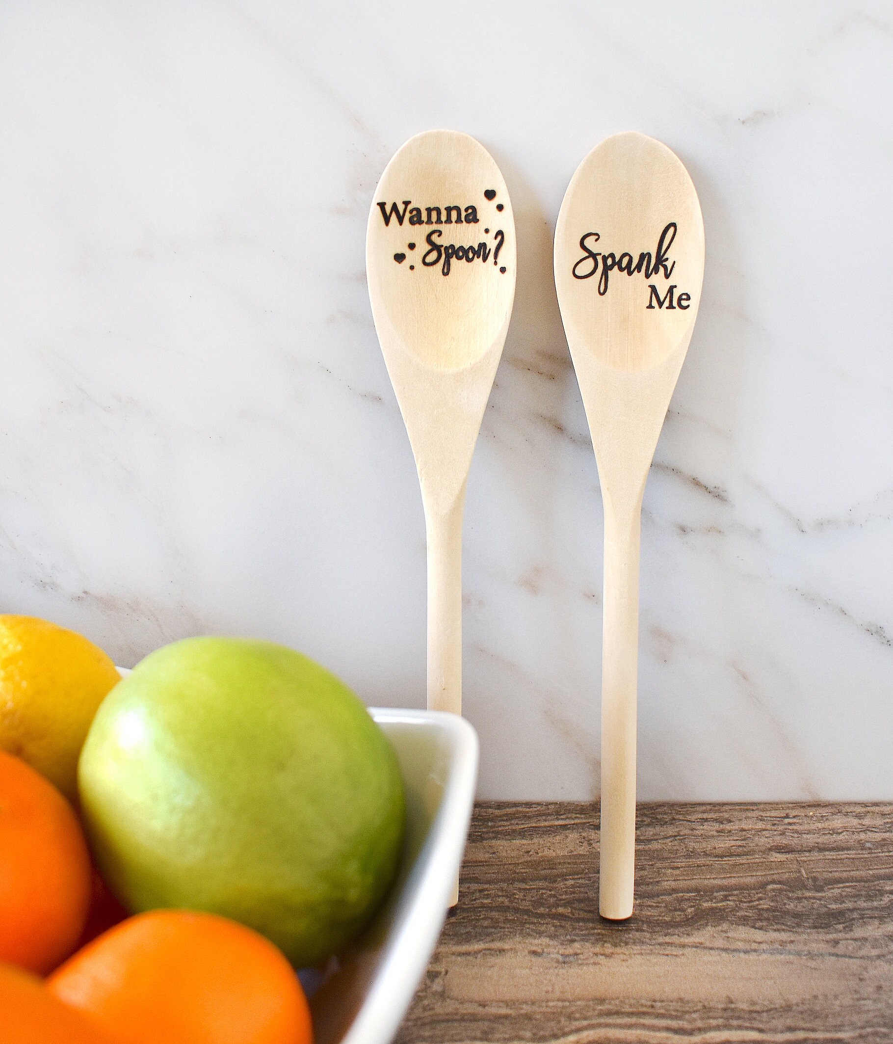 Funny wanna Spoon Wooden Spoon Valentine's Etsy