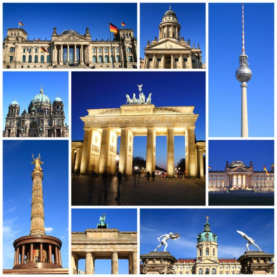 Resultado de imagen de berlin collage