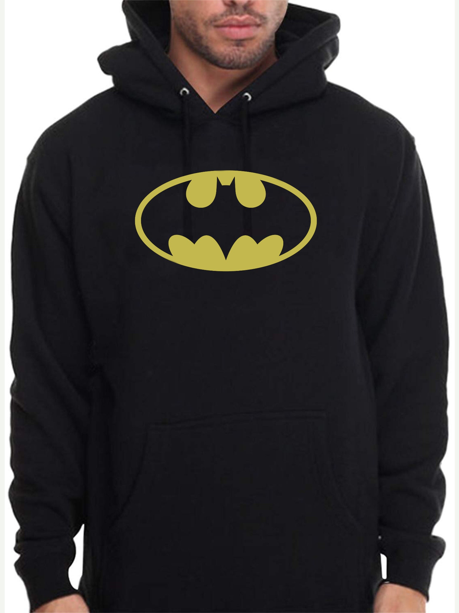 Batman Styleglow in the Dark Hooded Sweatshirt Brand New Etsy