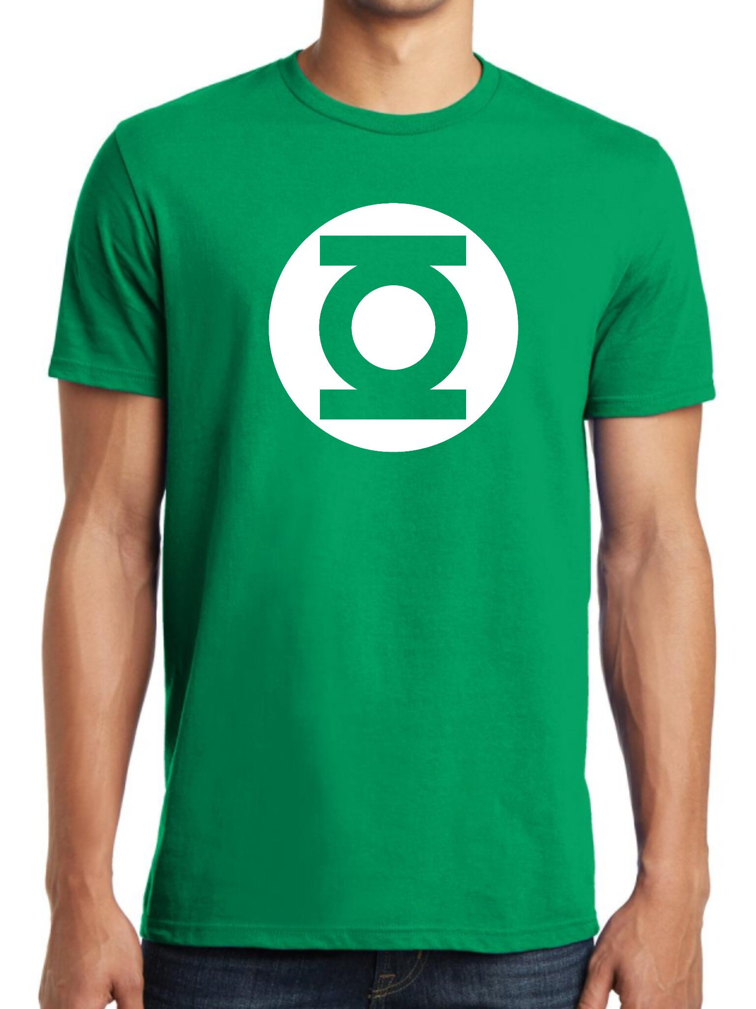 Green Lantern Logoglow in the Dark Comics Tee Cool DC - Etsy