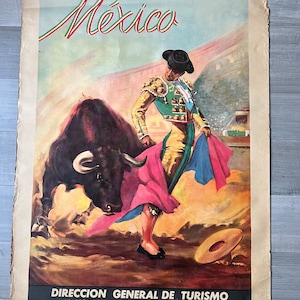 Cartel Taurino para Turismo en México