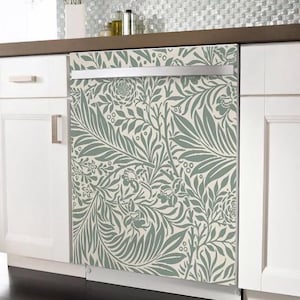 Magnetic Dishwasher Cover Panel - Instantly Revamp Your Kitchen with Ease! Kitchen decor. Easy Trim. Vinyl decal dishwasher or Magnet Cover.