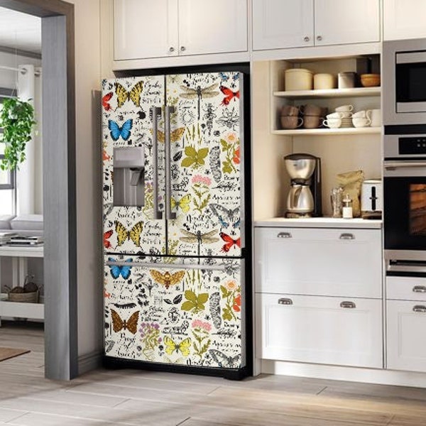Mini Fridge Door Decal Etsy