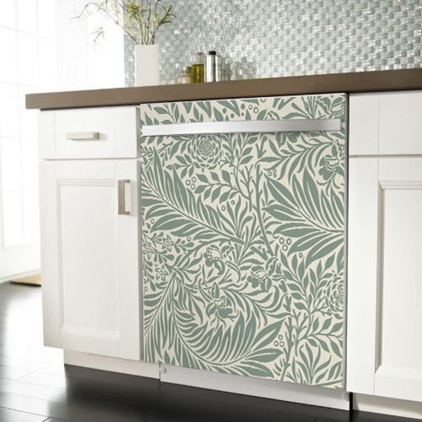 Magnetic Dishwasher Cover Panel - Instantly Revamp Your Kitchen with Ease! Kitchen decor. Easy Trim. Vinyl decal dishwasher or Magnet Cover.