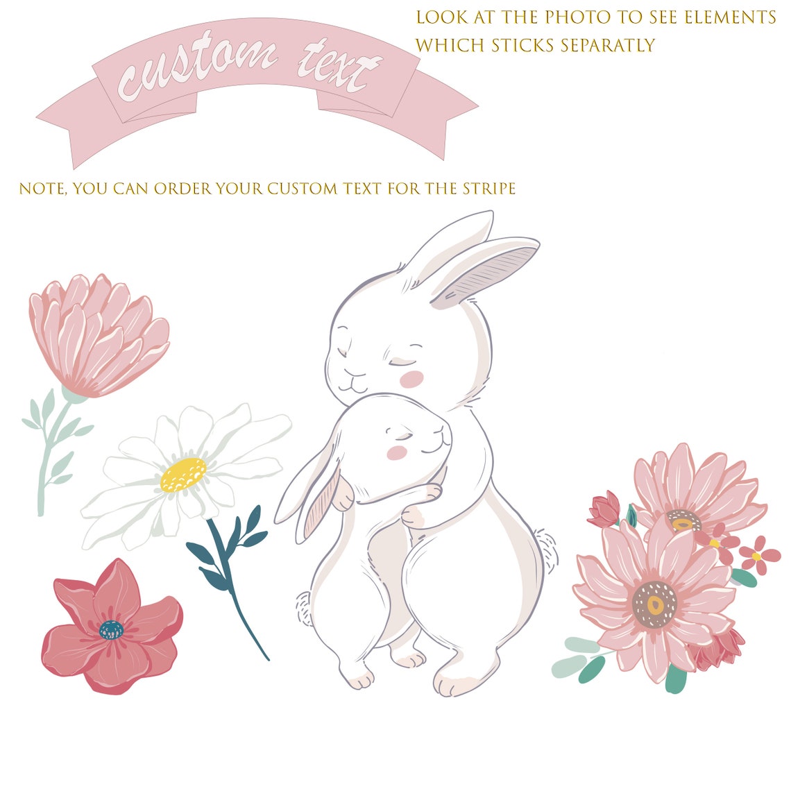 Custom Baby Wall Decals Personalized Nursery Wall Decal Etsy