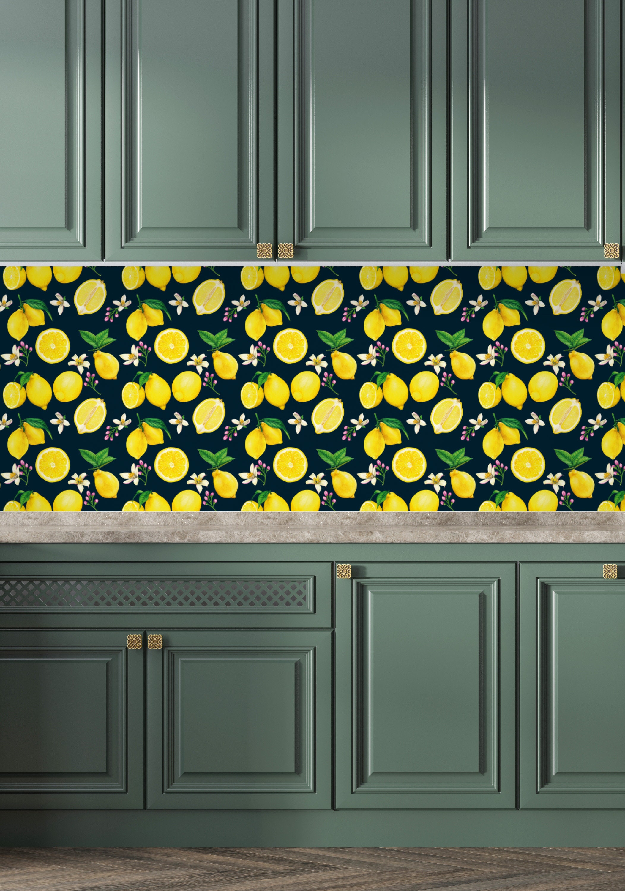 Lemon Wallpaper Peel&stick Wallpapers Removable Bedroom - Etsy UK
