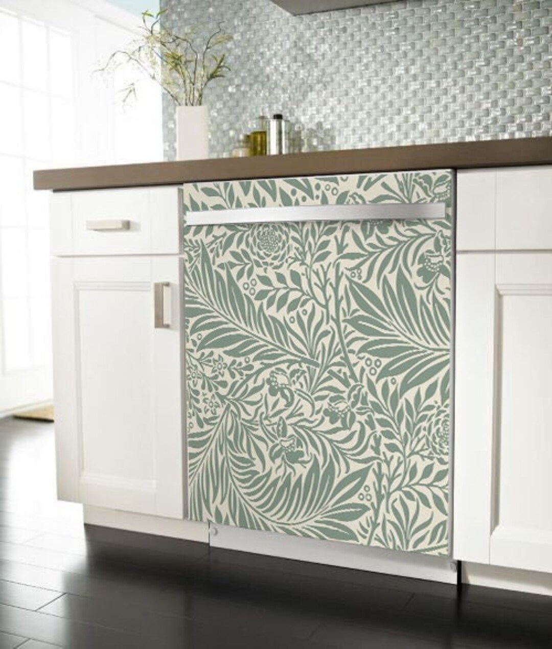 Dishwasher Cover Panel Instantly Revamp Your Kitchen With Ease Kitchen Decor. Easy Trim