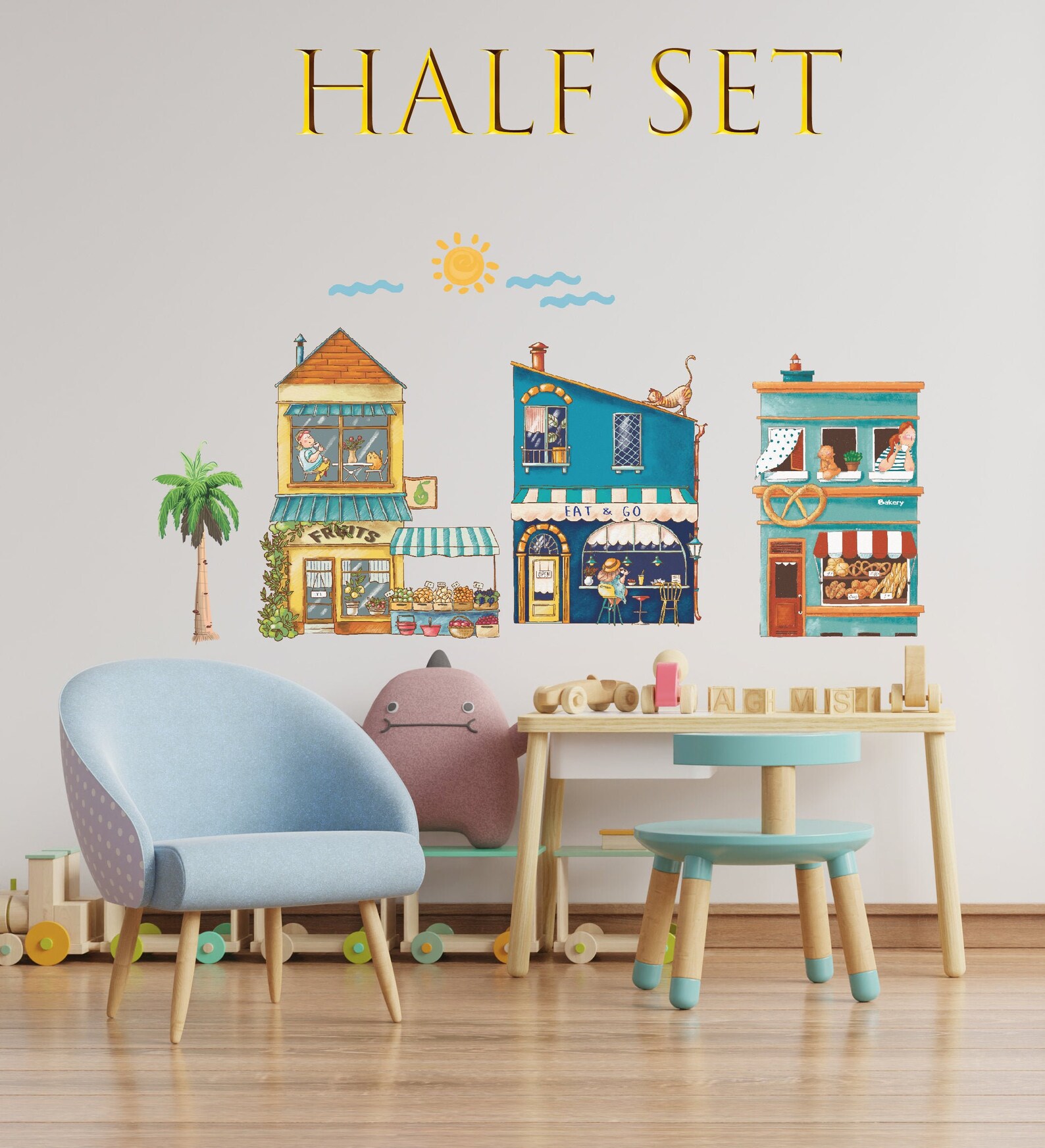 Playroom Wall Decals Nursery Wall Decals Baby Room Wall Etsy