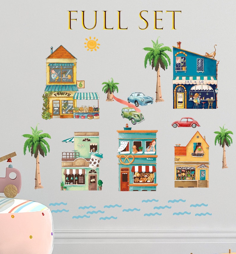 Playroom Wall Decals Nursery Wall Decals Baby Room Wall Etsy