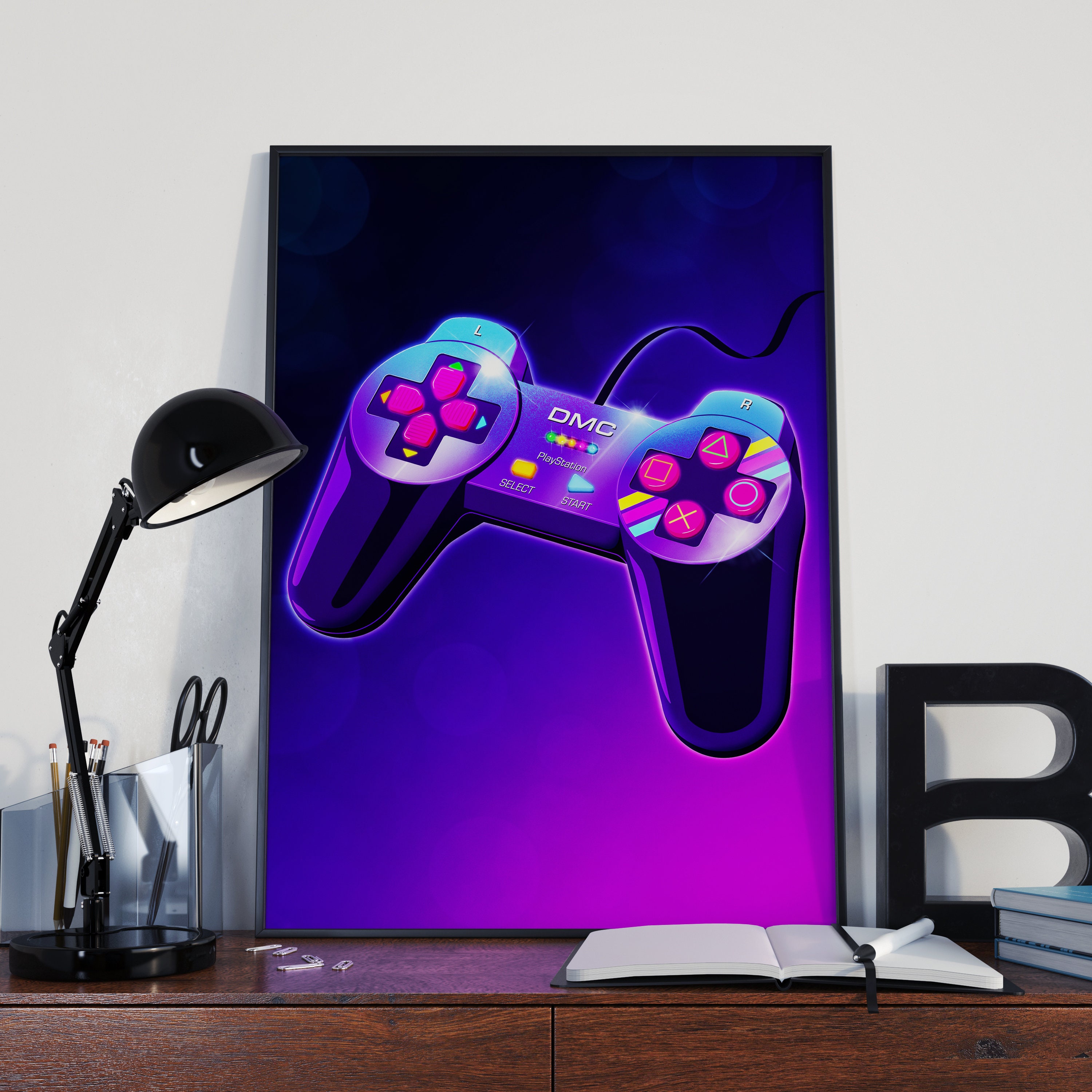 playstation gaming art
