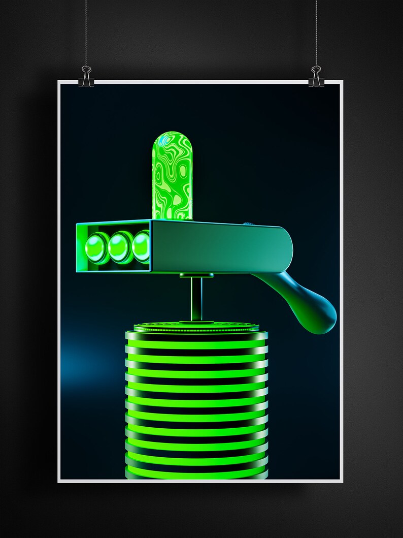 Rick And Morty Portal Gun Video Game Art Gaming Poster | Etsy