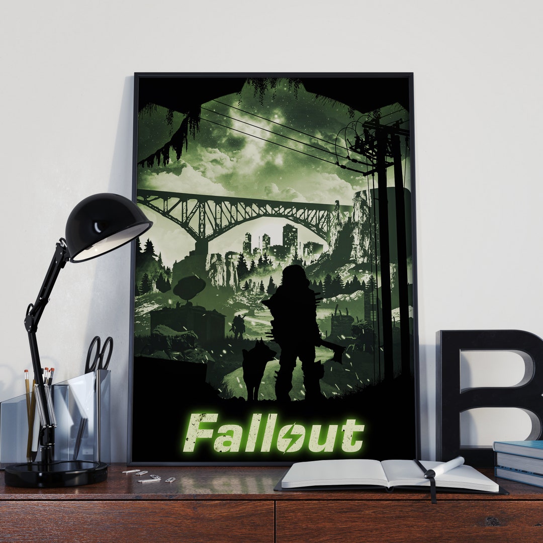 Fallout, Minimalist Poster, Video Game Decor, Video Game Decor, Gaming