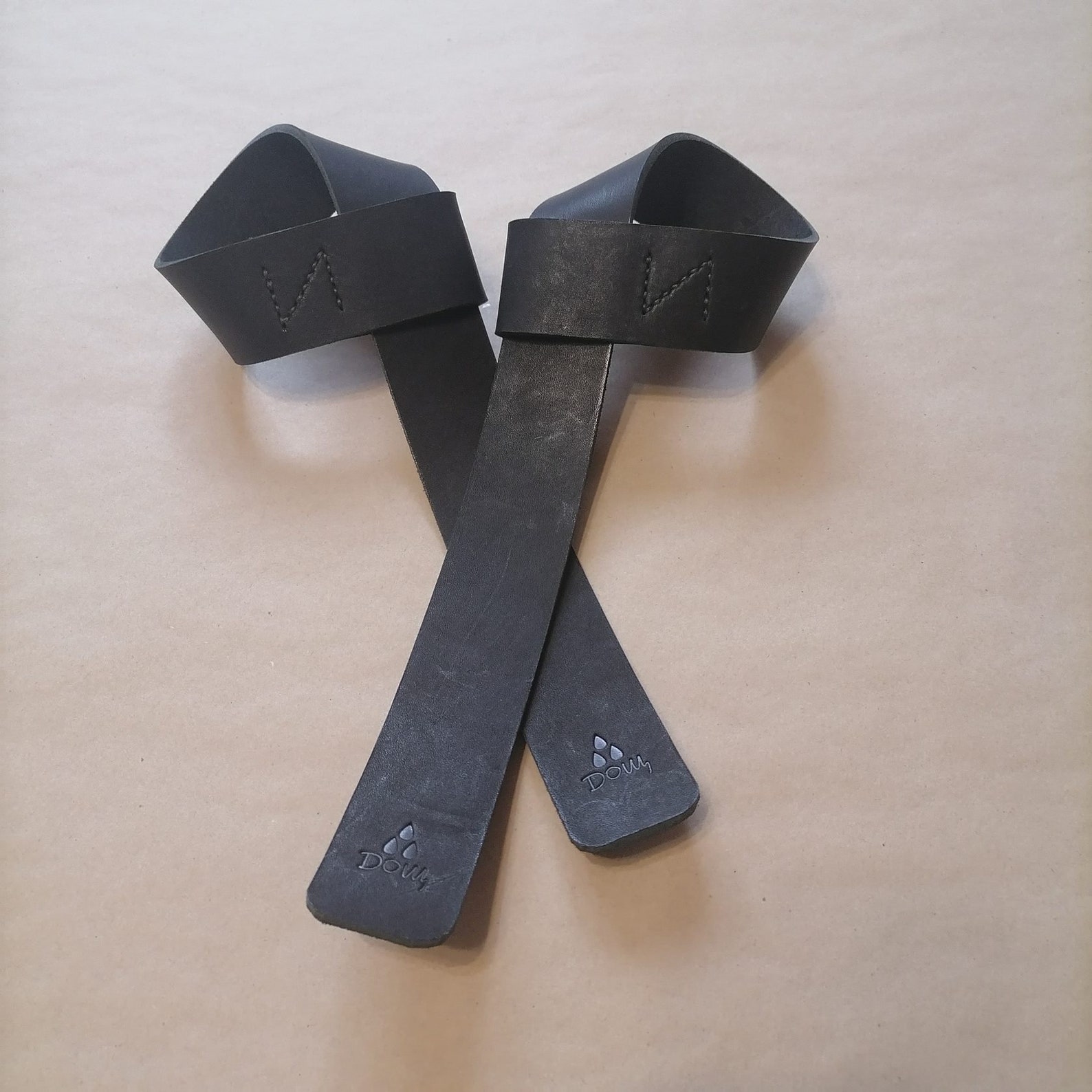 Leather pulling straps BEAST Weightlifting straps Leather Etsy