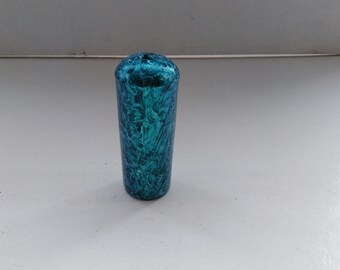 Sycamore Wood Iridescent Turquoise Light Pull E1133