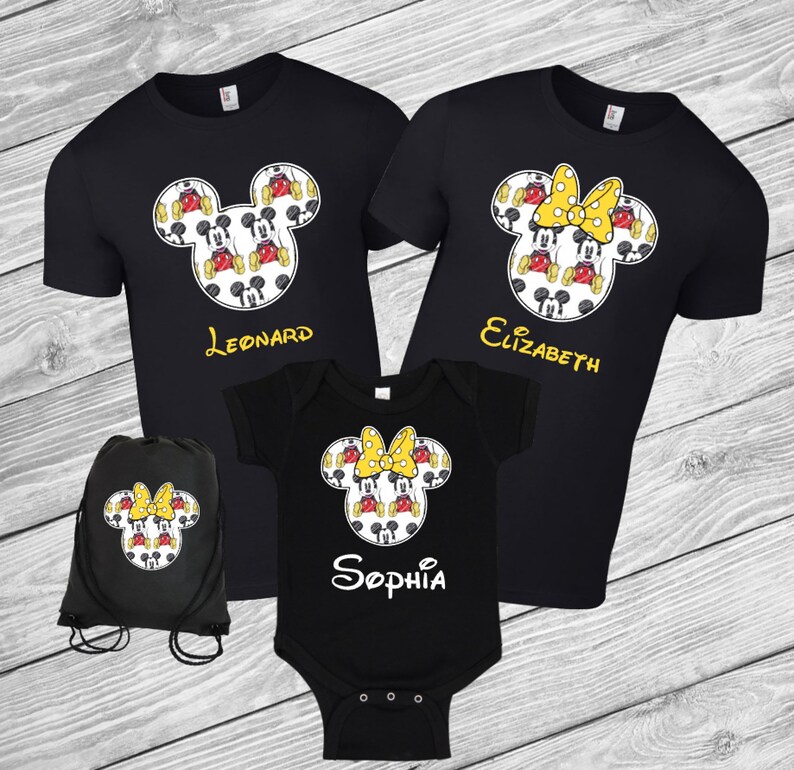 disney group t shirts