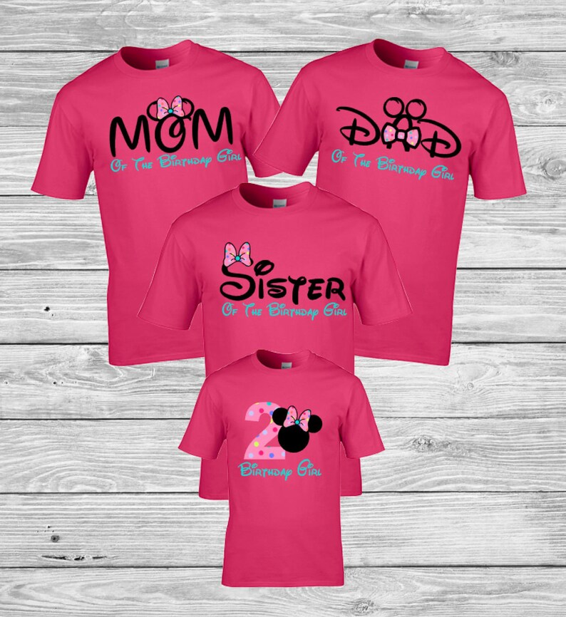 Y Disney Camiseta Minnie Cumpleaños Mickey Etsy Niña Mouse q4STFzT