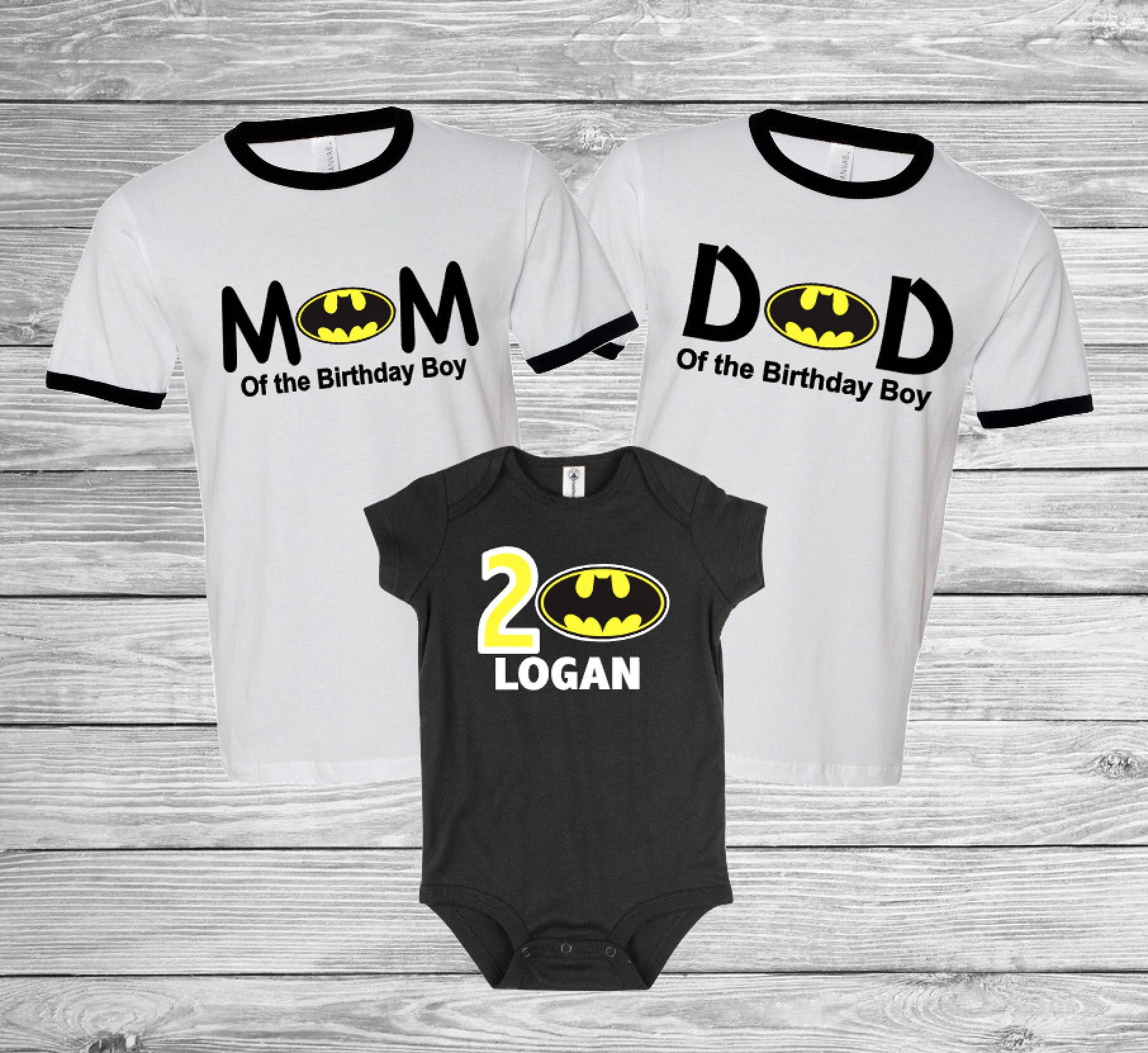 batman birthday shirt