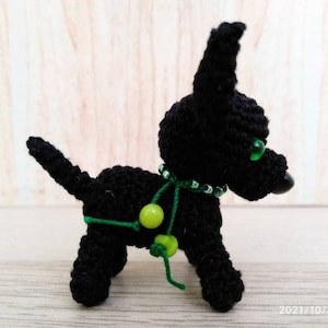 HAND MADE Amigurumi Dog Puppy Keychain Crochet Toy 2 Cotton