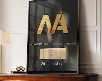 Retirement Award Plaque – Career Achievement Trophy – Personalized Corporate Recognition Gift – Custom Company Logo Award