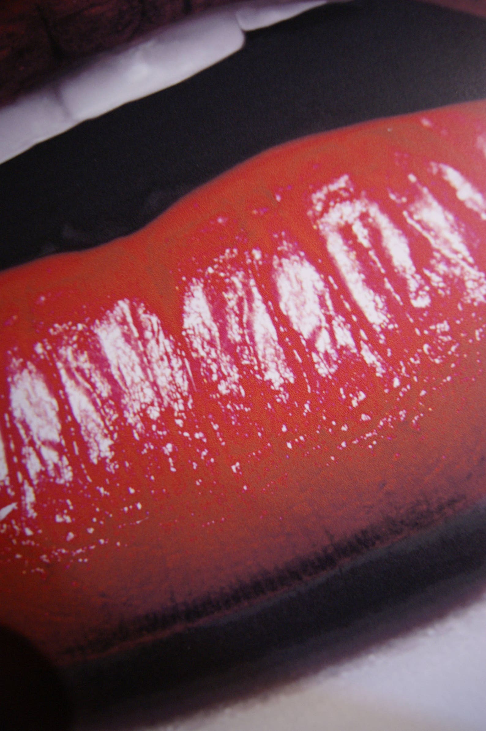 Lips Frame Lips Art Lipstick Wall Art Red Lips Poster Lips Etsy