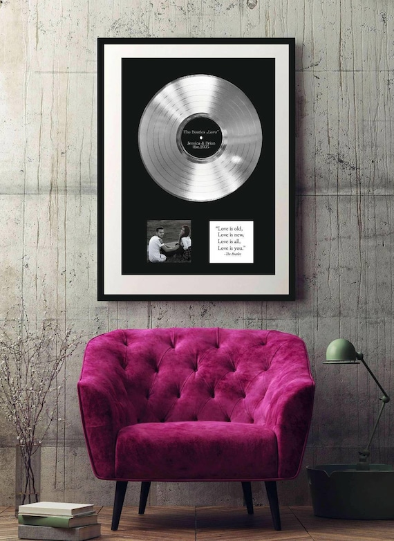  Everlasting Love Vinyl Record Song Lyric Vinyl Record Poster  Art Print : Office Products