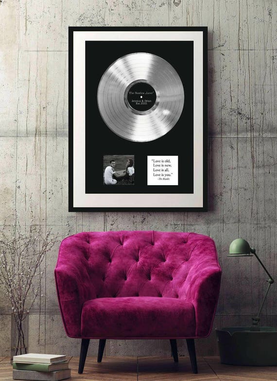  Everlasting Love Vinyl Record Song Lyric Vinyl Record Poster  Art Print : Office Products