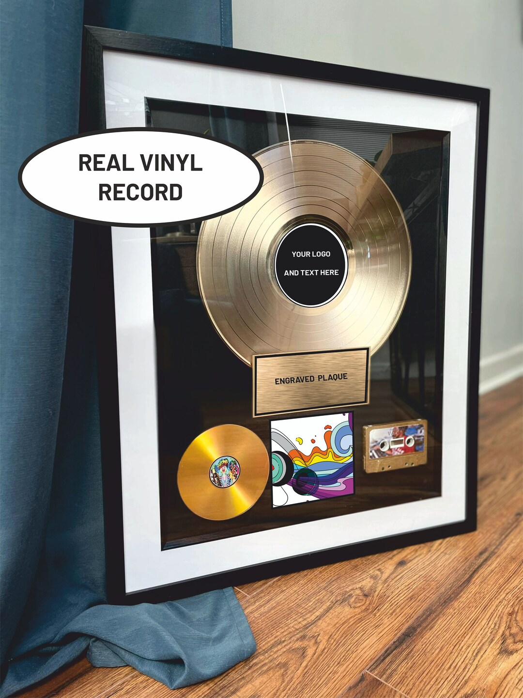 Personalized 12 Inch Vinyl Record Display for Music Lovers Custom Vinyl