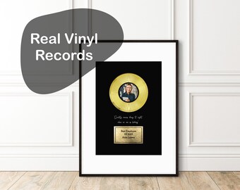 Customized Vinyl Record for Best Employee - Customizable Recognition Award for Appreciation - Vinyl Records Custom - Best Employee Award