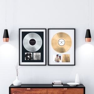 Custom Vinyl Record Gift 5 Year Anniversary Gift for Him Wedding Gift ...