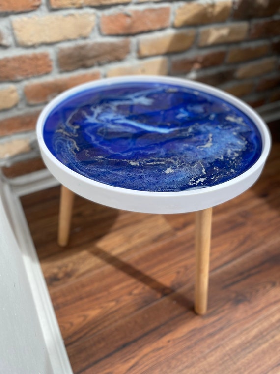 Blue acrylic coffee table online