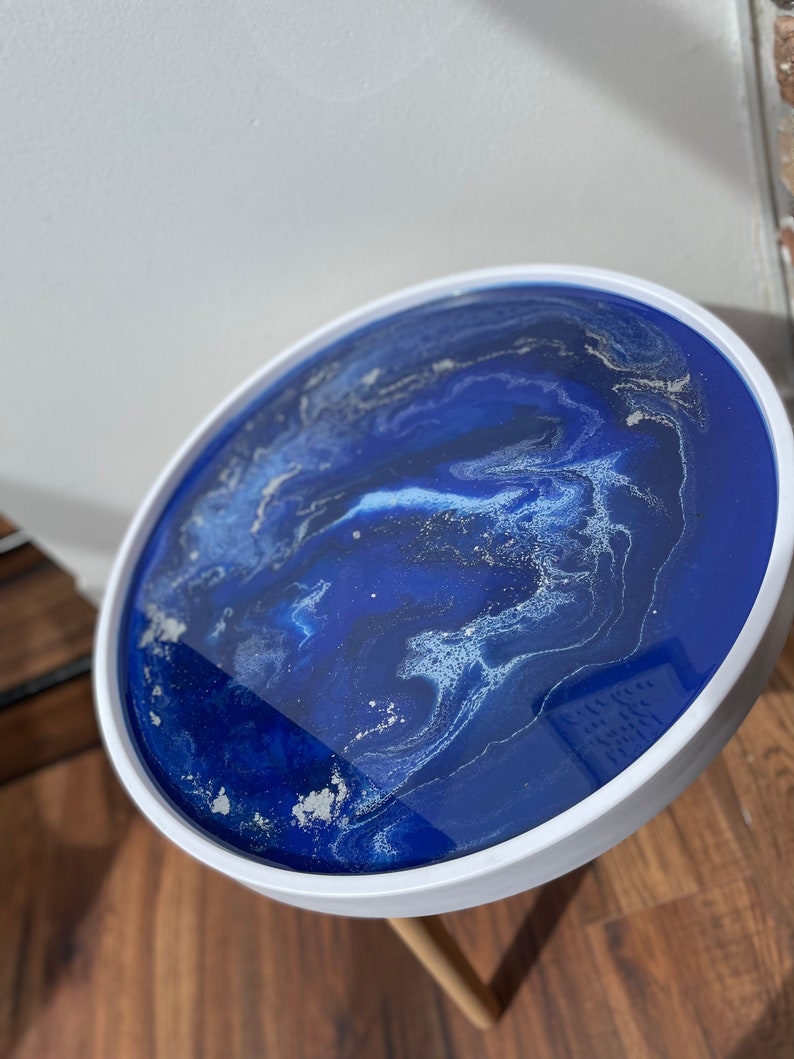 Blue Epoxy Resin Tables UK Epoxy Resin Coffee Table Decor Etsy UK