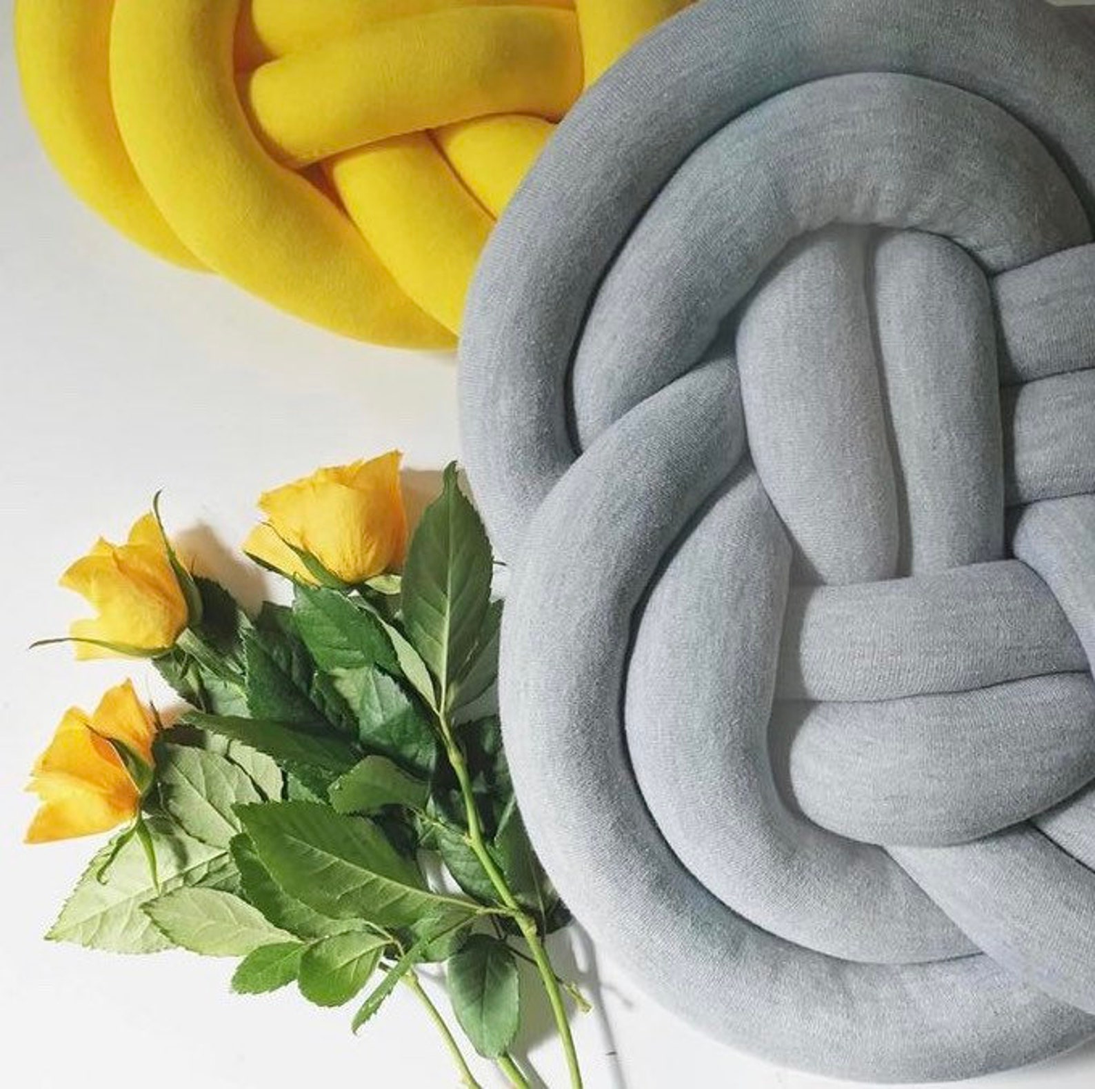 Knot Pillow Large Knot Pillow Velvet Knot Cushion in Celtic Etsy