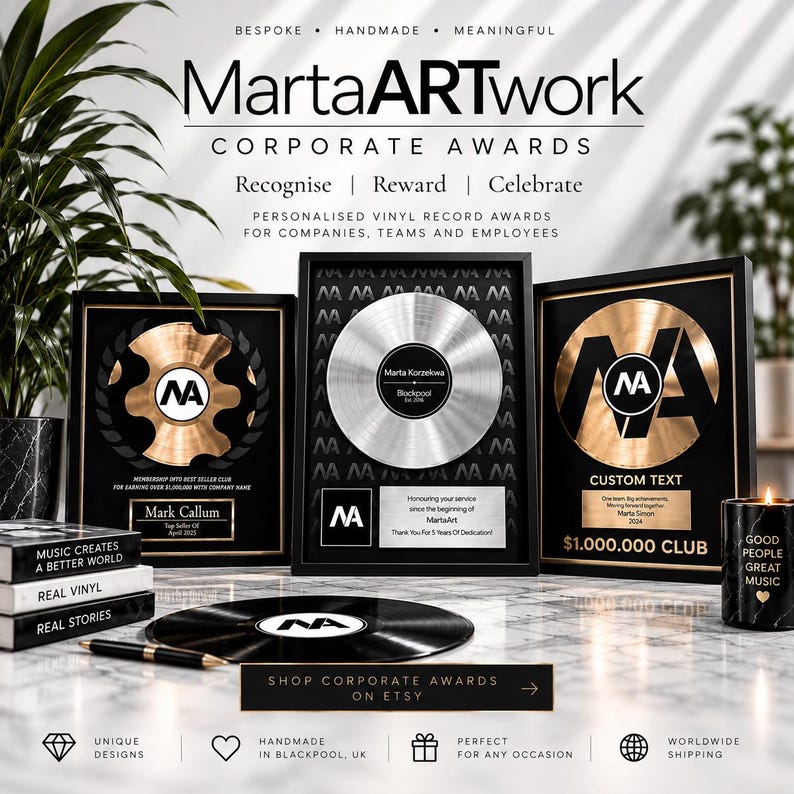 Just Married Gold Vinyl Record Frame – Personalized Wedding Song Gift – Custom Music Plaque for Couples – Wedding Anniversary Keepsake image 5