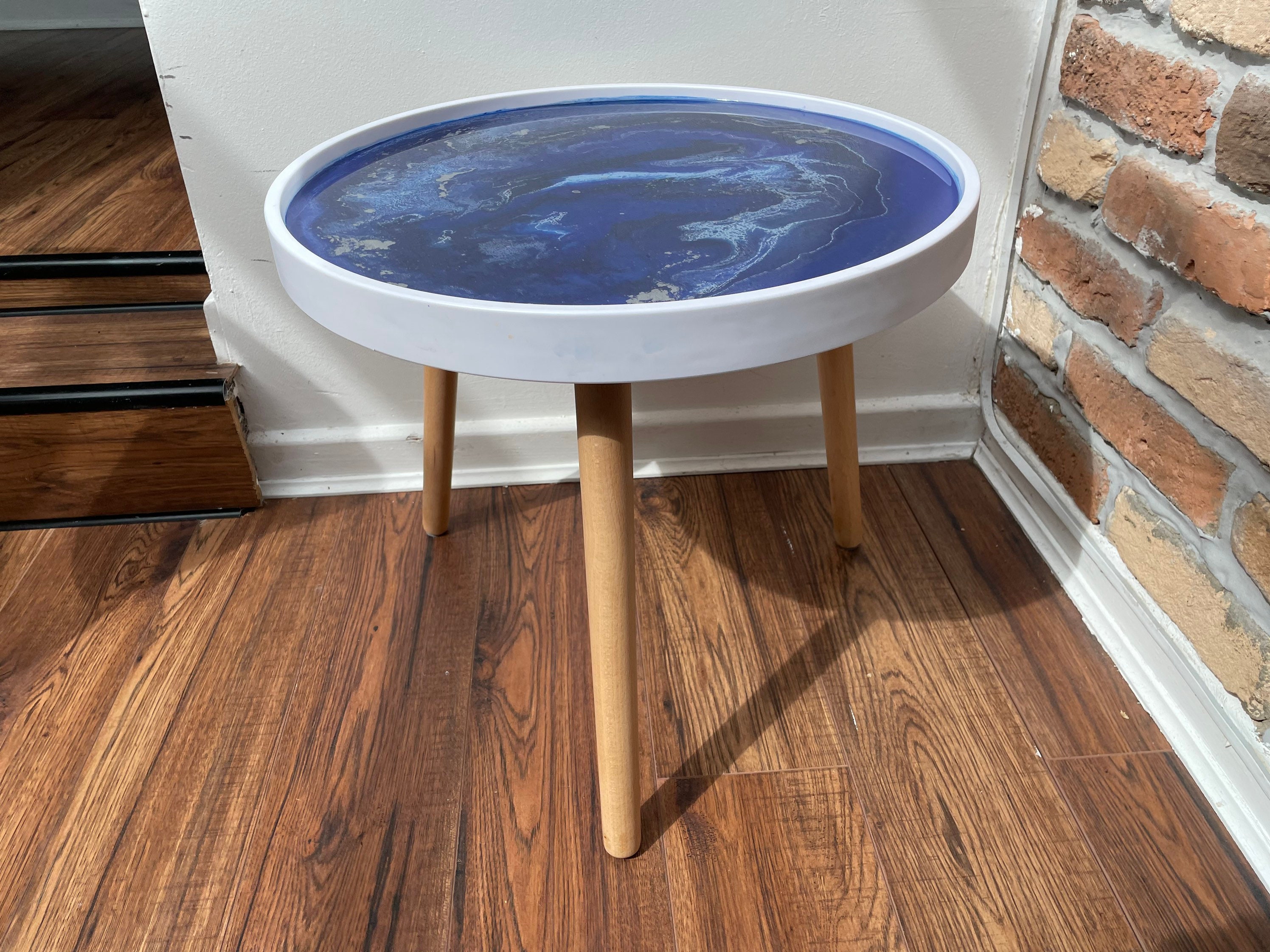 Blue Epoxy Resin Tables UK Epoxy Resin Coffee Table Decor Etsy UK