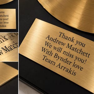 Just Married Gold Vinyl Record Frame – Personalized Wedding Song Gift – Custom Music Plaque for Couples – Wedding Anniversary Keepsake image 19