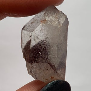 Rough and Wispy 34mm Red Hematite Phantom Quartz