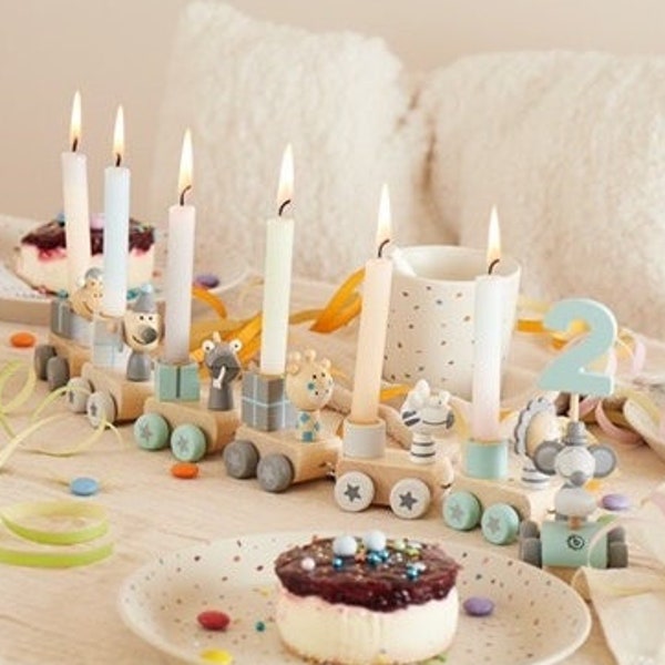 Geburtstagszug kerzen - Etsy.de