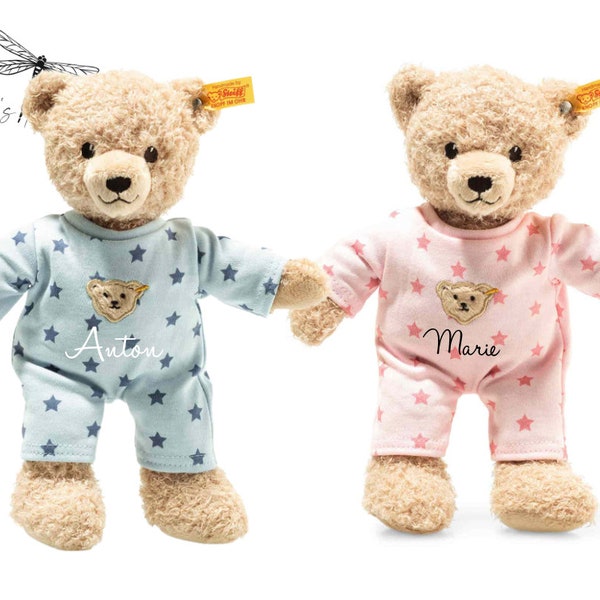 Personalisierter Schlafbär Steiff Baby | Geschenk zur Geburt | Babyshower