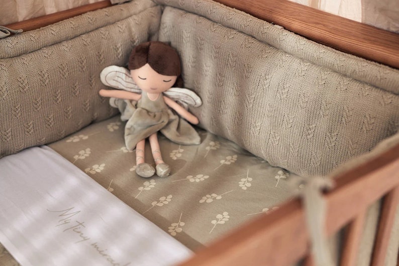 Cuddly blanket cuddly toy fairy doll customizable gift for the birth of baby doudou personnalisé gift baby image 4