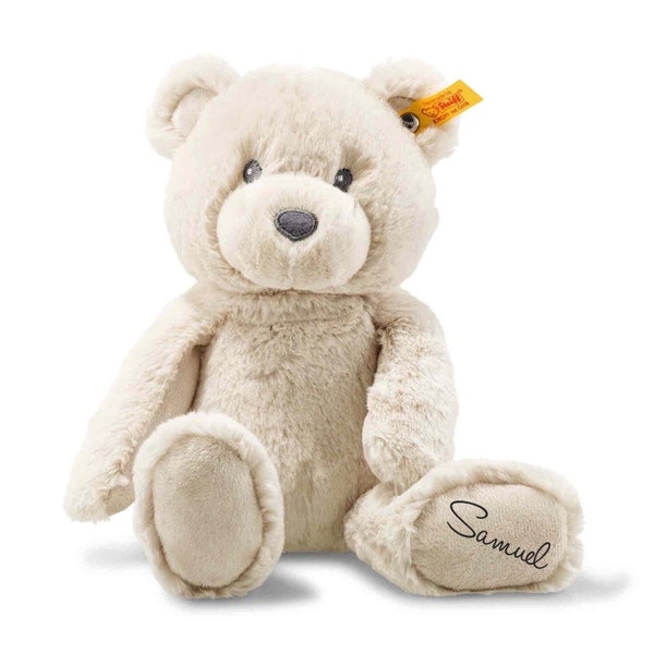 Personalisierter Teddybär Steiff Baby | Geschenk zur Geburt | Babyshower