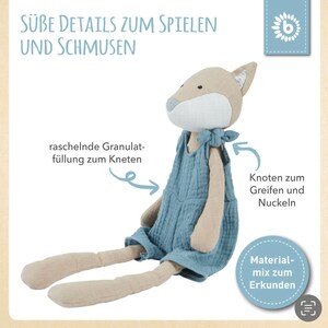 Personalisiertes Kuscheltier Fuchs Bieco Geschenk zur Geburt, Taufe, Geburtstag Baby Bild 5