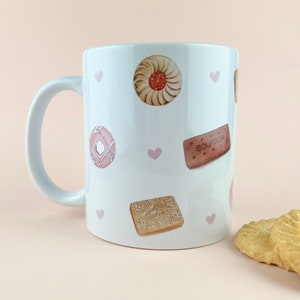 Biscuits Personalised Mug, Custom Mug, Customised Name Coffee Cup, Gift for Friend, Bridesmaid Gift, Mother Gift for Her, image 4
