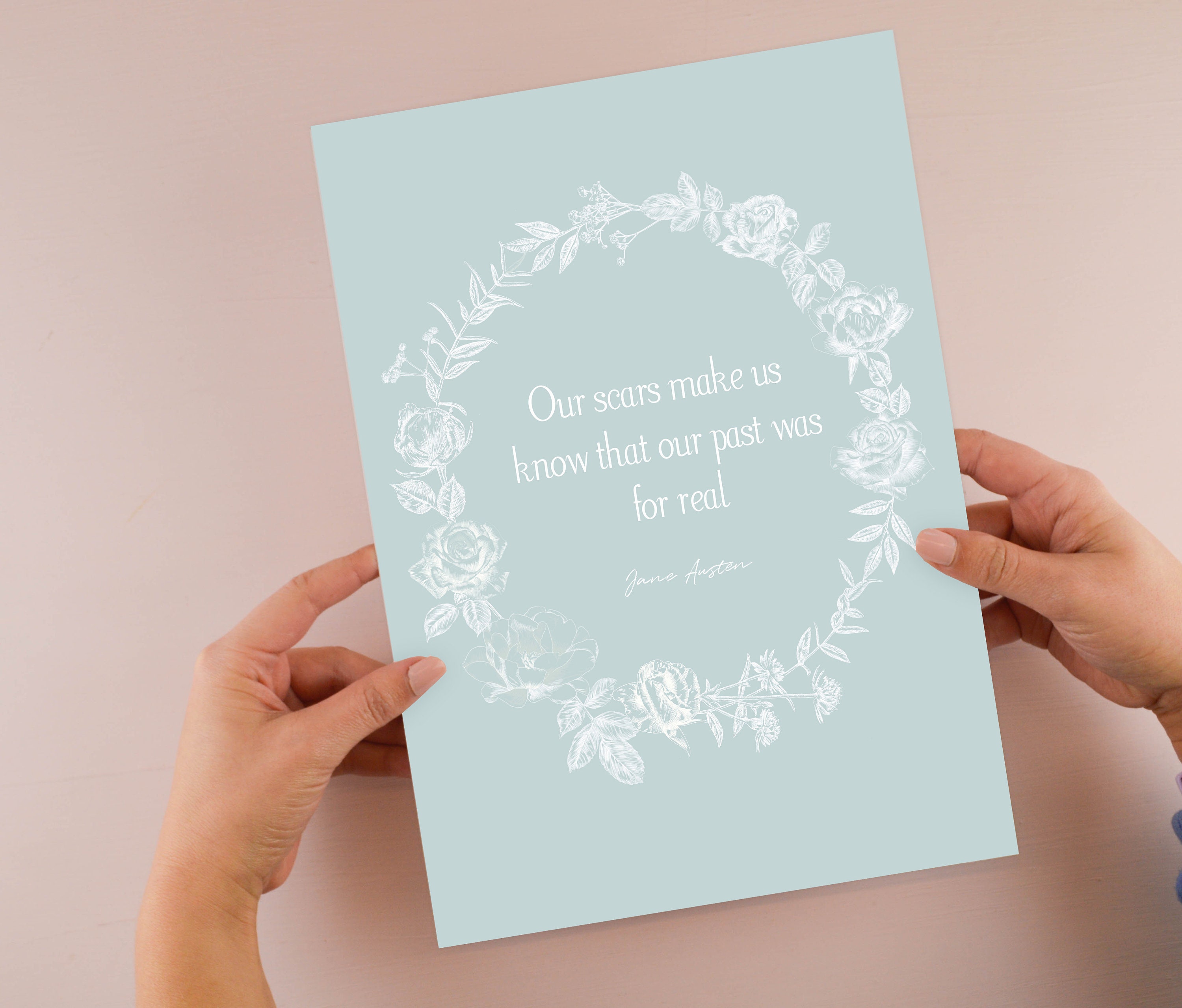 Our Scars Make Us Know Our Past Was for Real Jane Austen Etsy UK