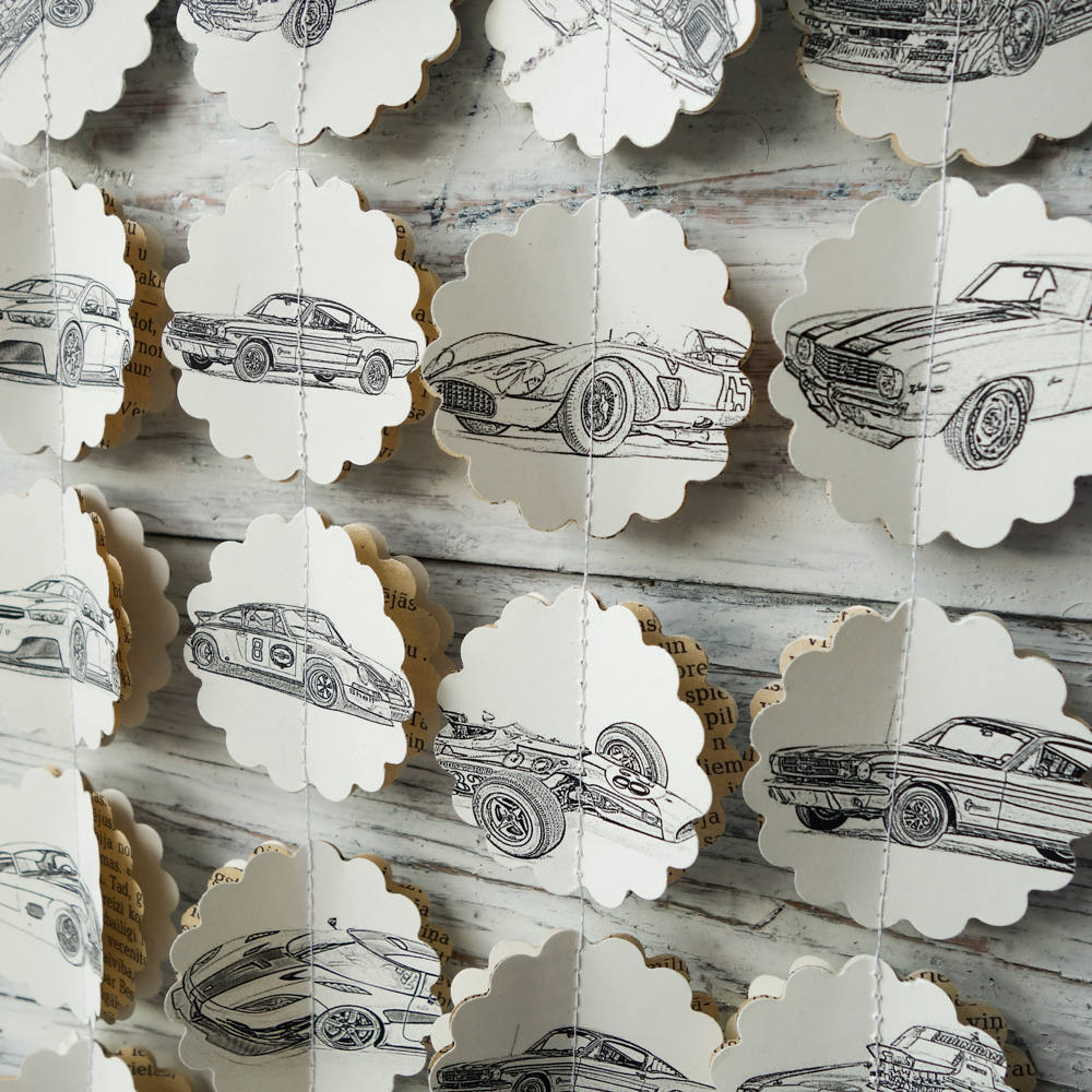 Cars Garland Cars Party Decorations Auto Garland Cars Baby Etsy