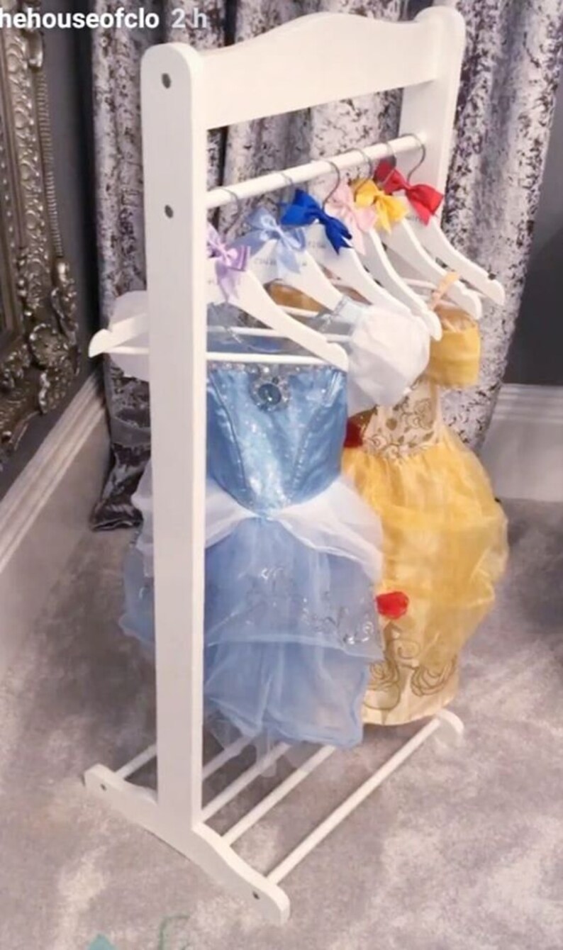 Personalised Disney Princess hangers dress up hangers kids Etsy