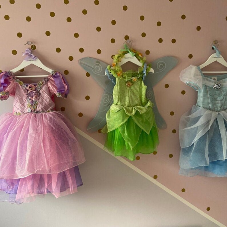 Personalised Disney Princess hangers dress up hangers kids Etsy