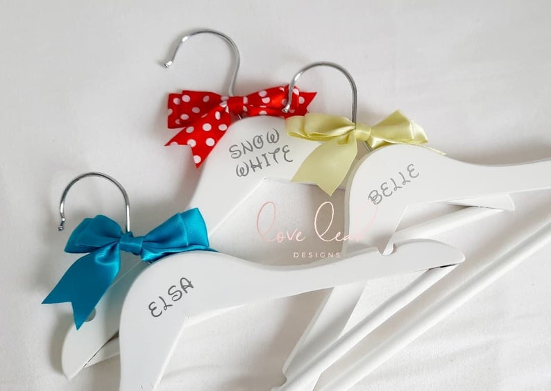 Personalised Disney Princess Hangers Dress up Hangers Kids Etsy