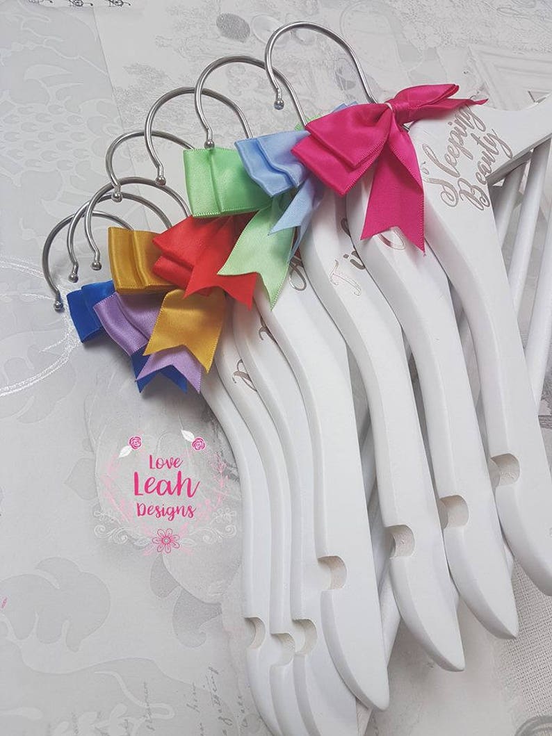 Personalised Disney Princess hangers dress up hangers kids Etsy